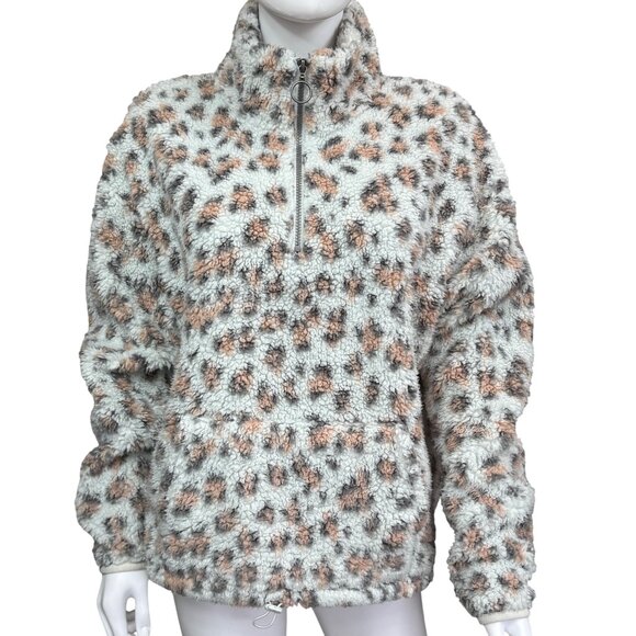 So Cozy Softest Sherpa Quarter-Zip Fleece Pullover Womens Size XL - Picture 1 of 7